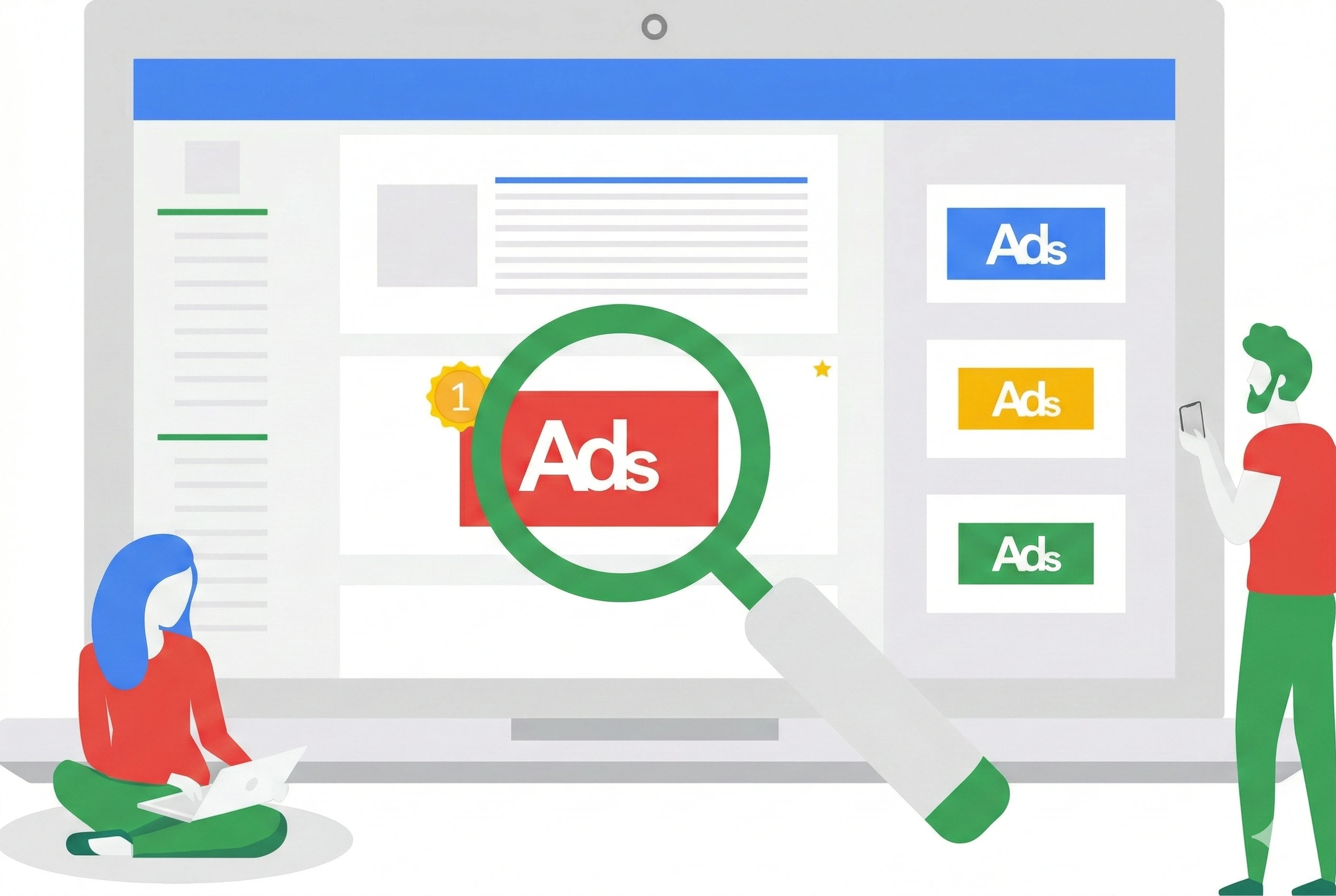 Kuvituskuva google ads