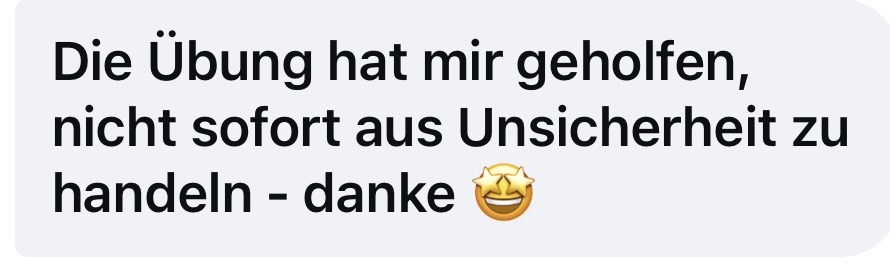 Rückmeldung
