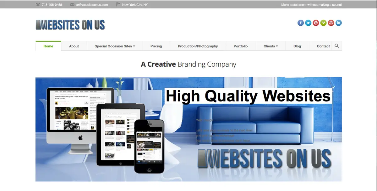 SaaS application web design project