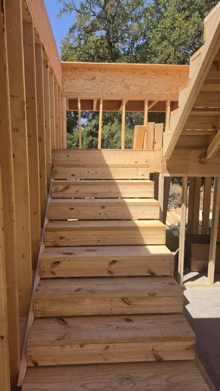 New construction framing underway by Angelic Real Estate & Investments in North Texas — photo 7