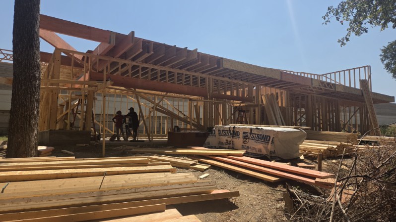 New construction framing underway by Angelic Real Estate & Investments in North Texas — photo 6