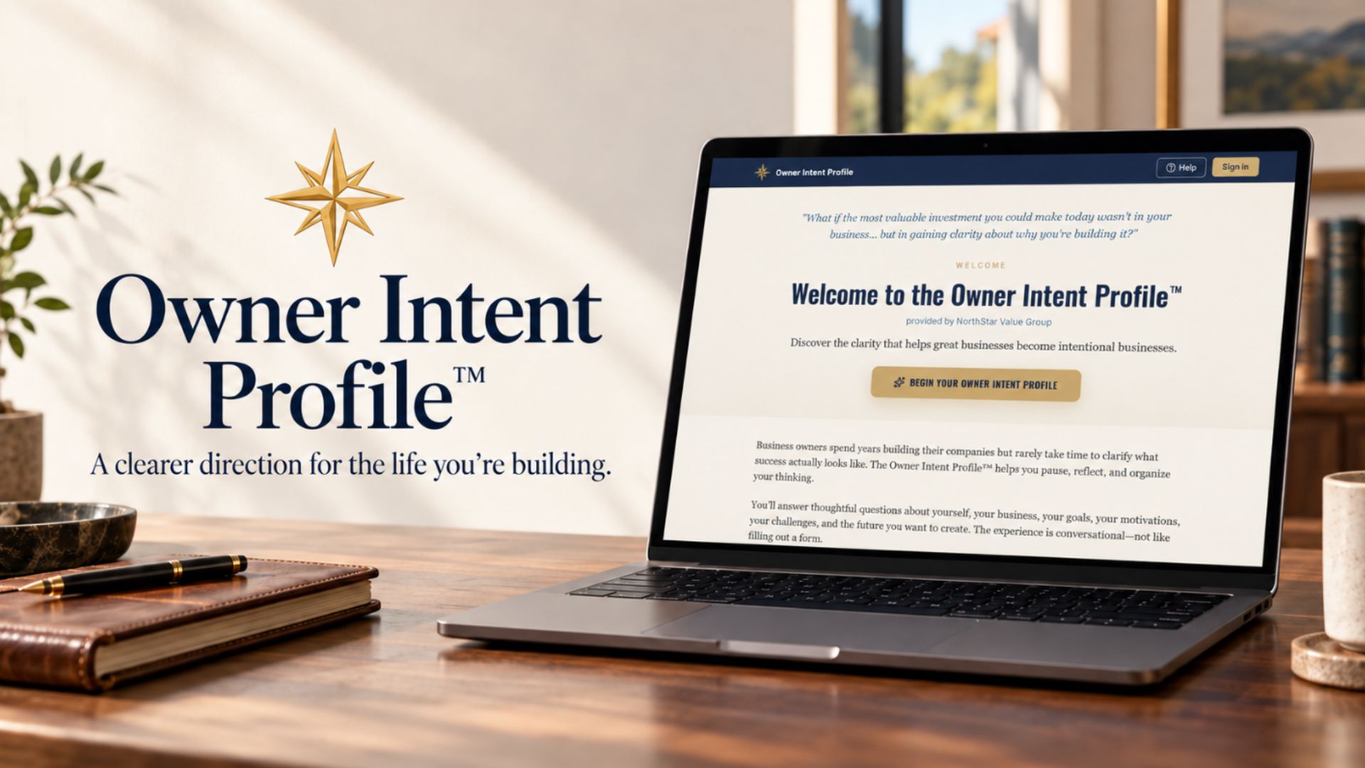 Owner Intent Profile reflection tool