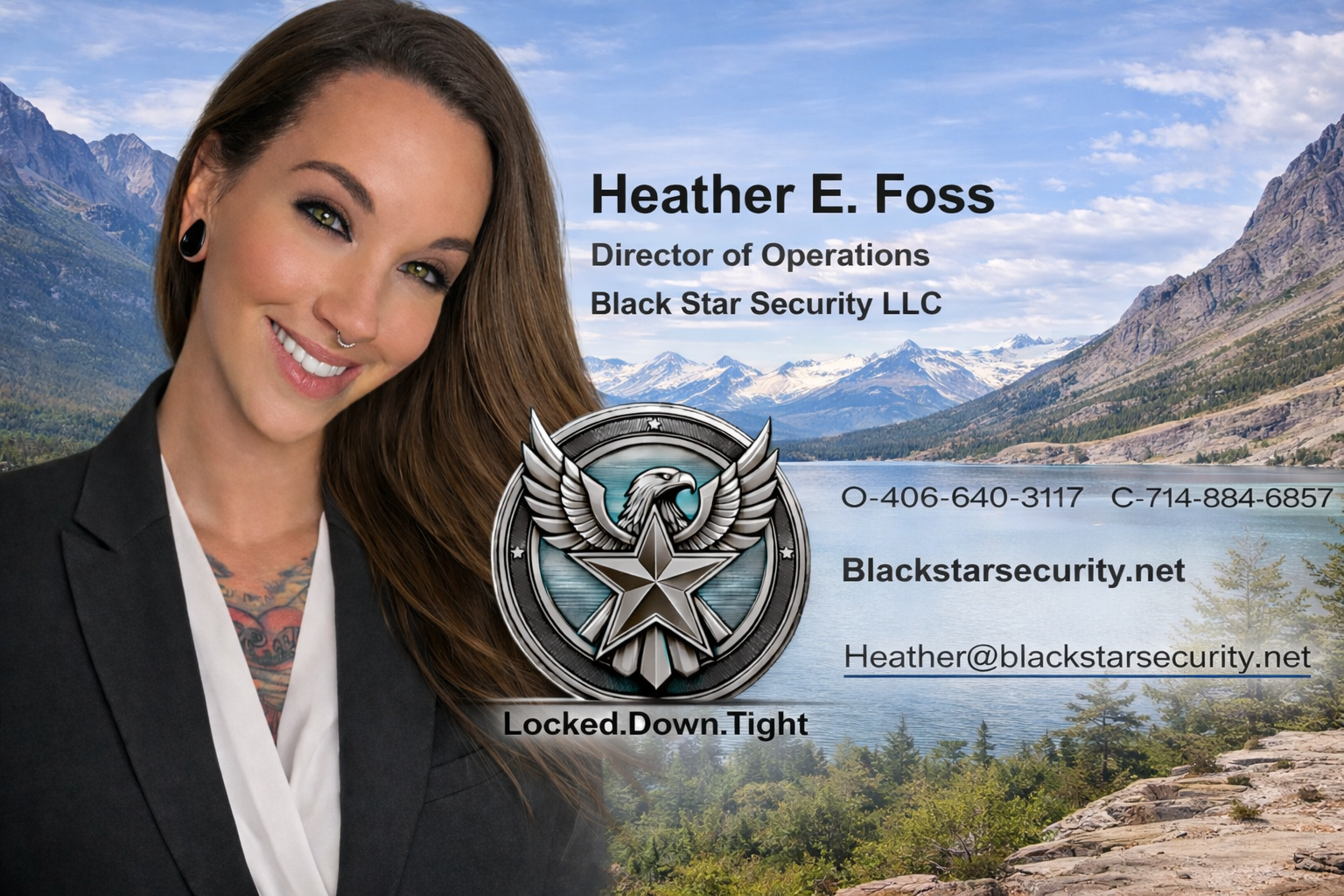 Heather E. Foss — Director of Operations, Black Star Security LLC