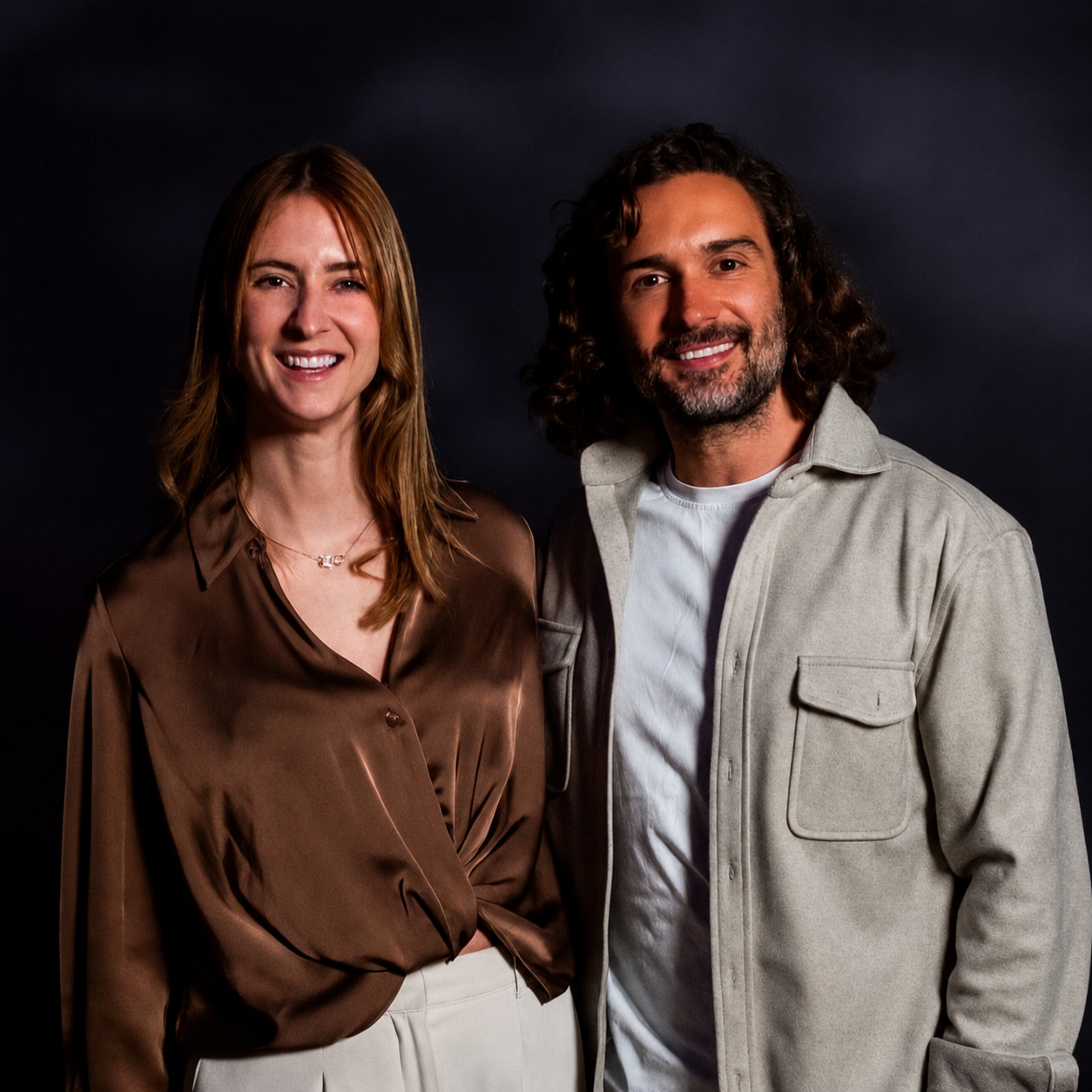 Joe Wicks OBE with the Clic Workwear founders