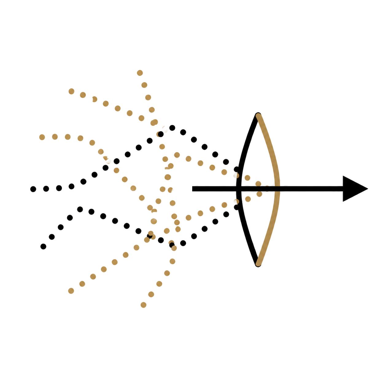 Concentric horizon line diagram representing structural stability and alignment