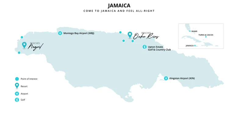 Jamaica Map
