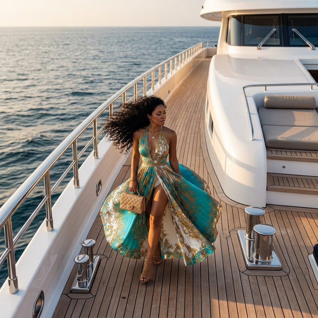 At sea on the Mediterranean