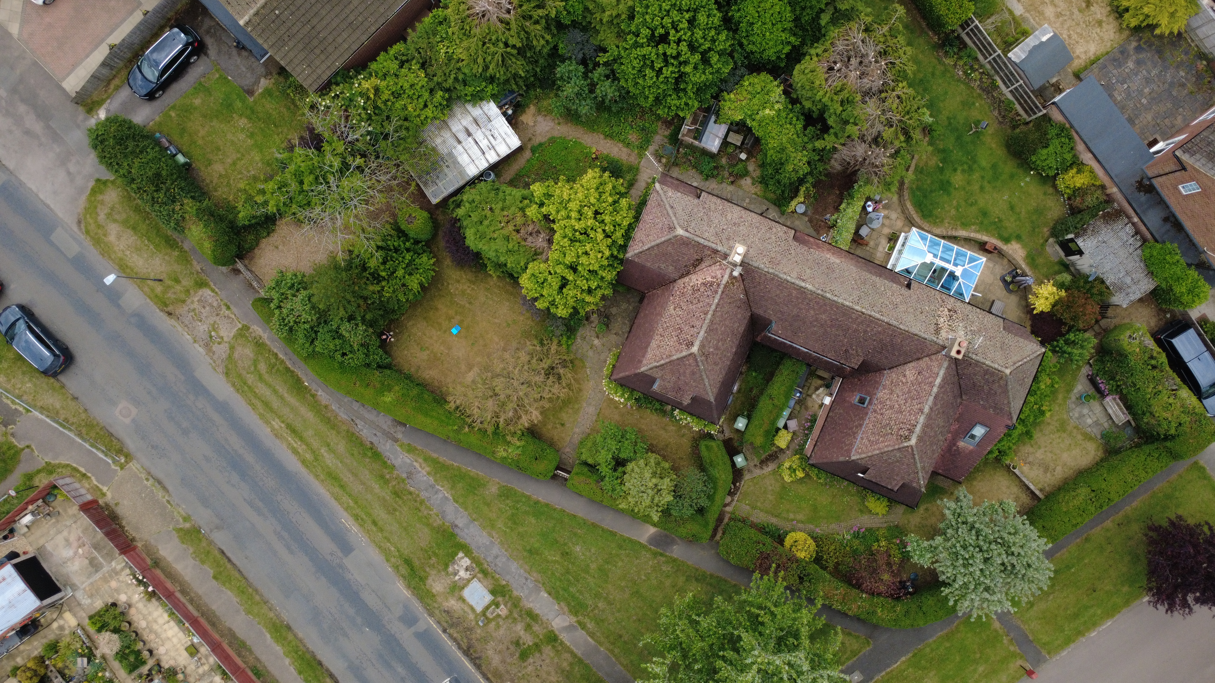 professional drone photo of a property