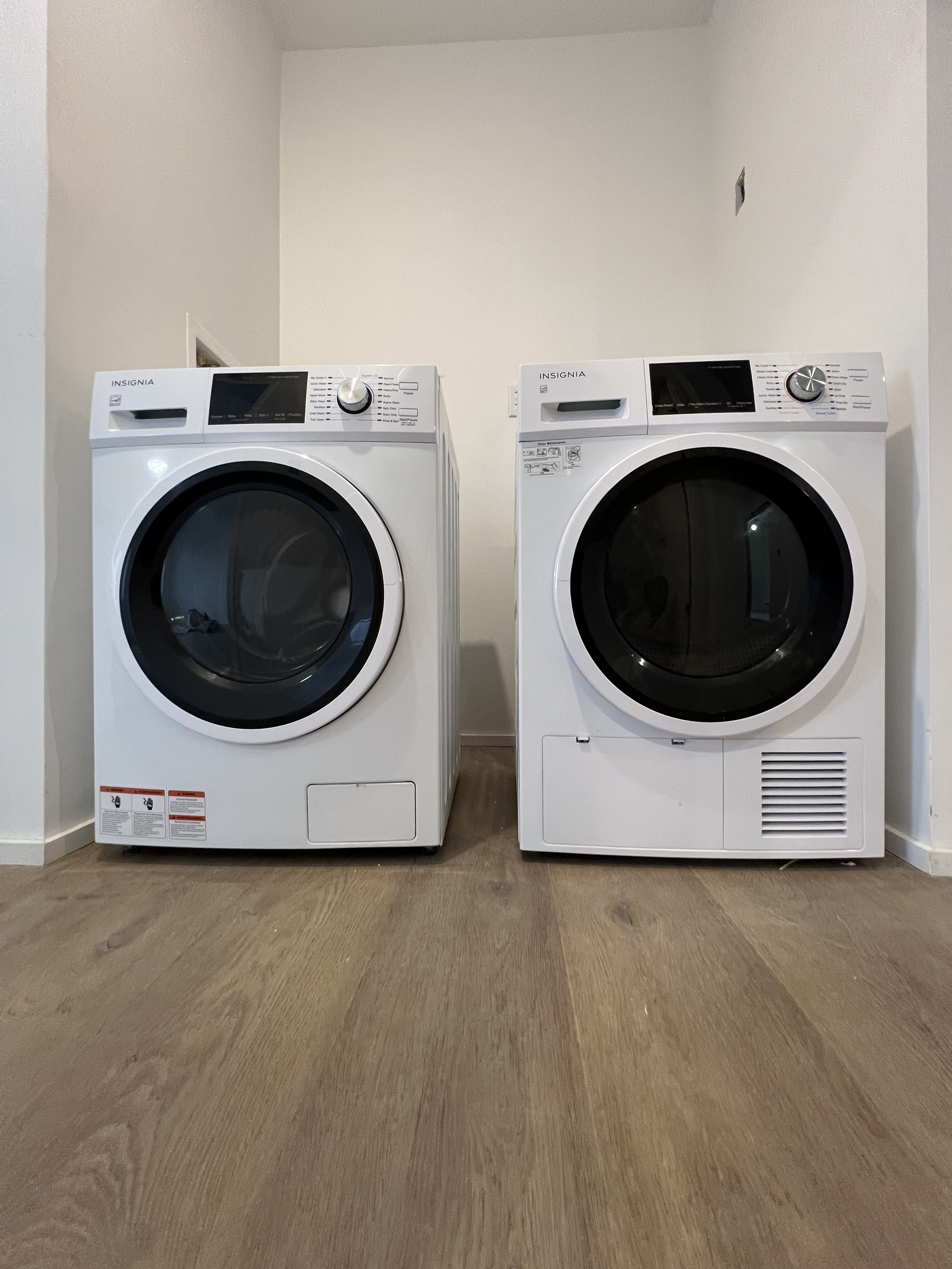 In-unit washer and dryer