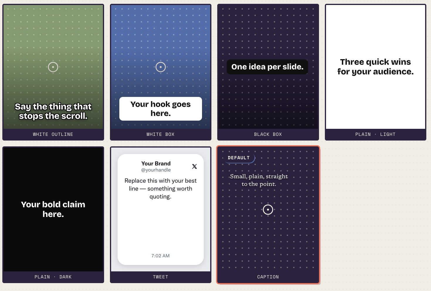 First Create Project interface step