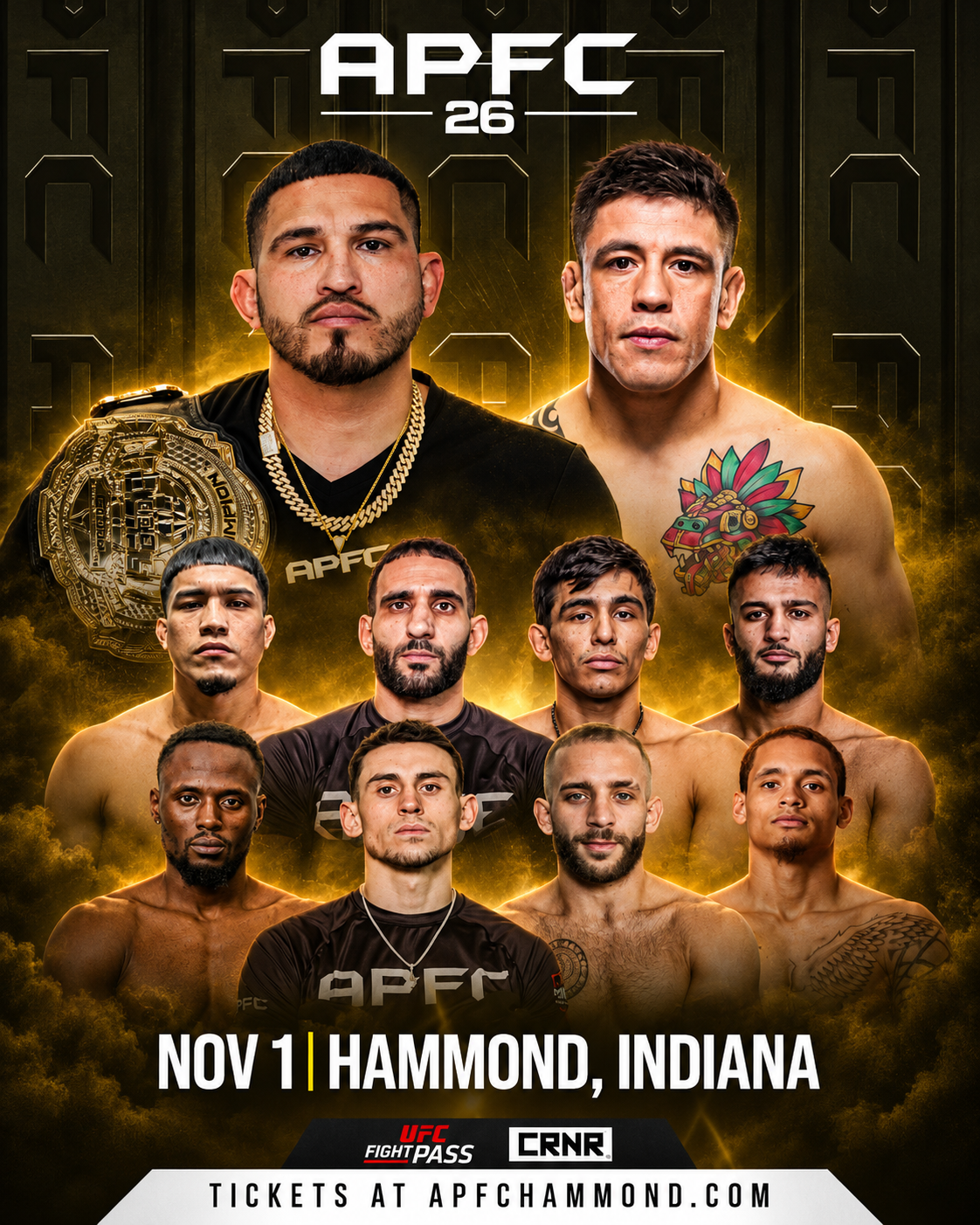 APFC 26 Event Graphic