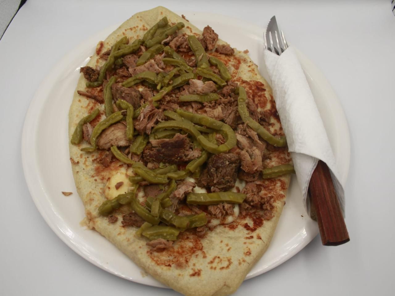 Huarache de comal queretano