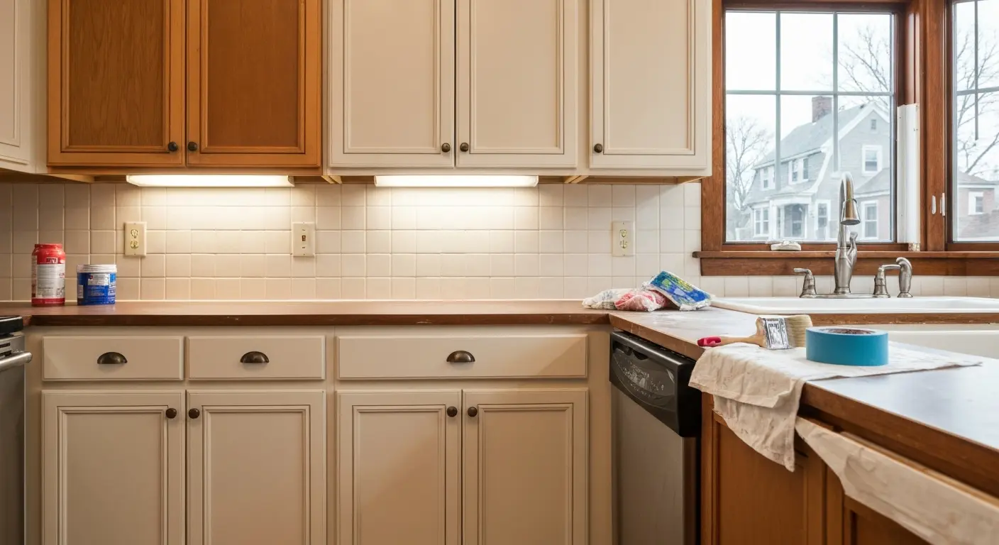 Cabinet painting project