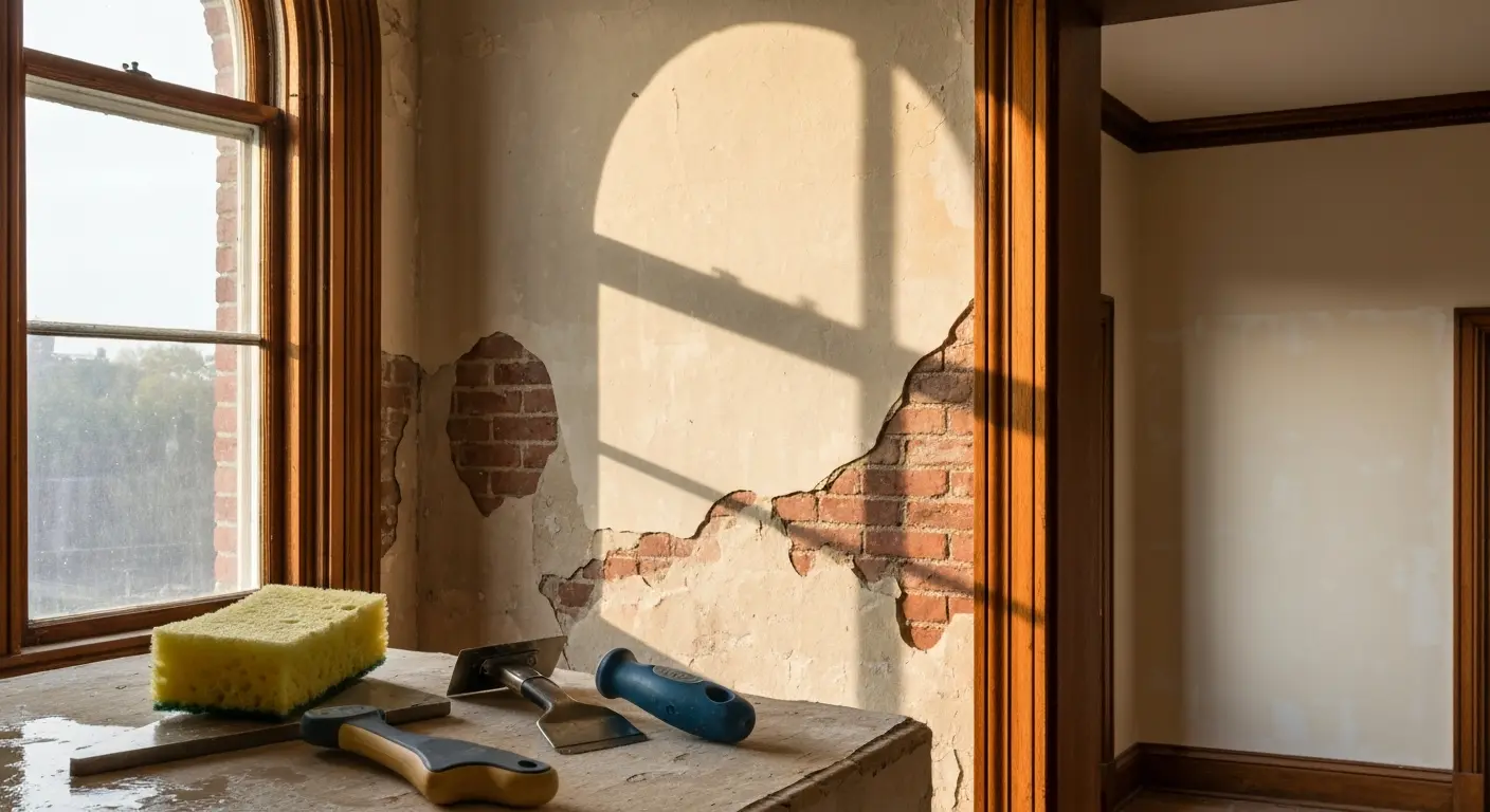 Wallpaper removal preparation