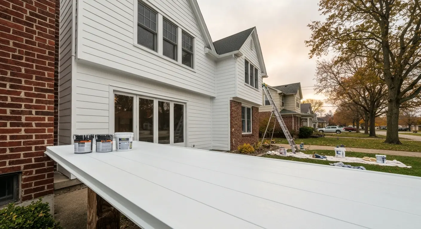 Full exterior home painting