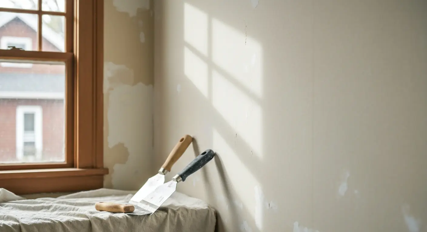 Wallpaper removal scraping