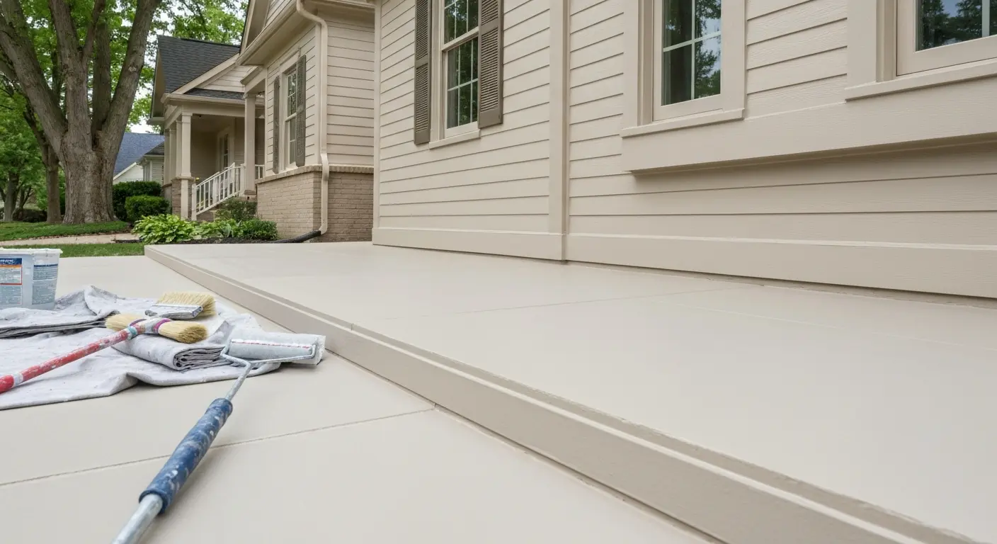 Exterior painting project