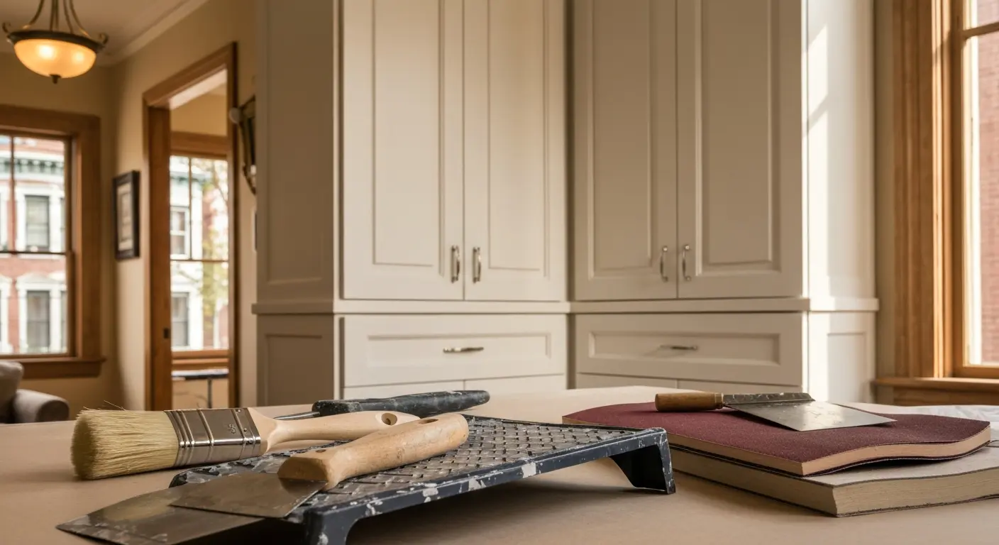 Interior painting and cabinet finishing