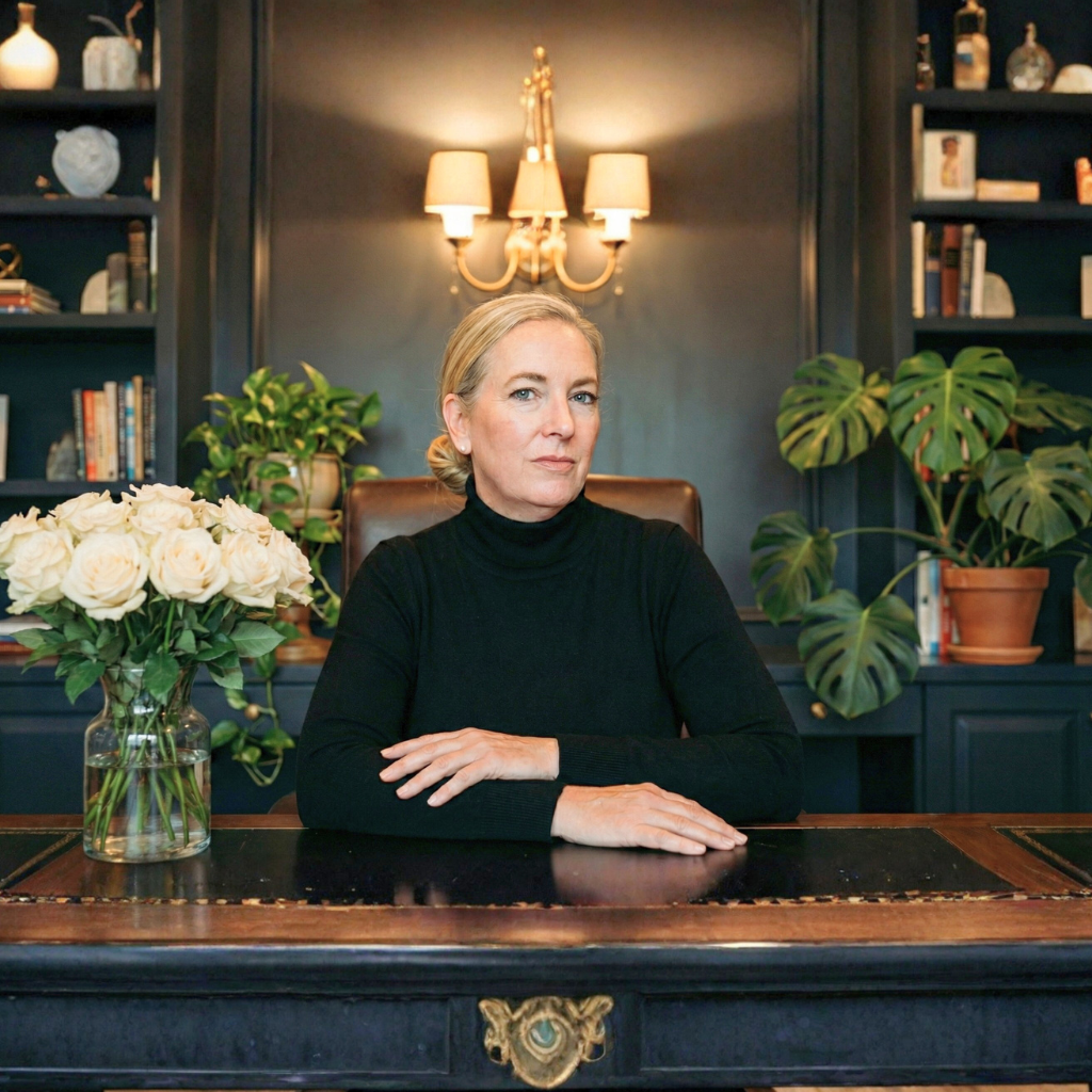 Michelle Niederer in her study