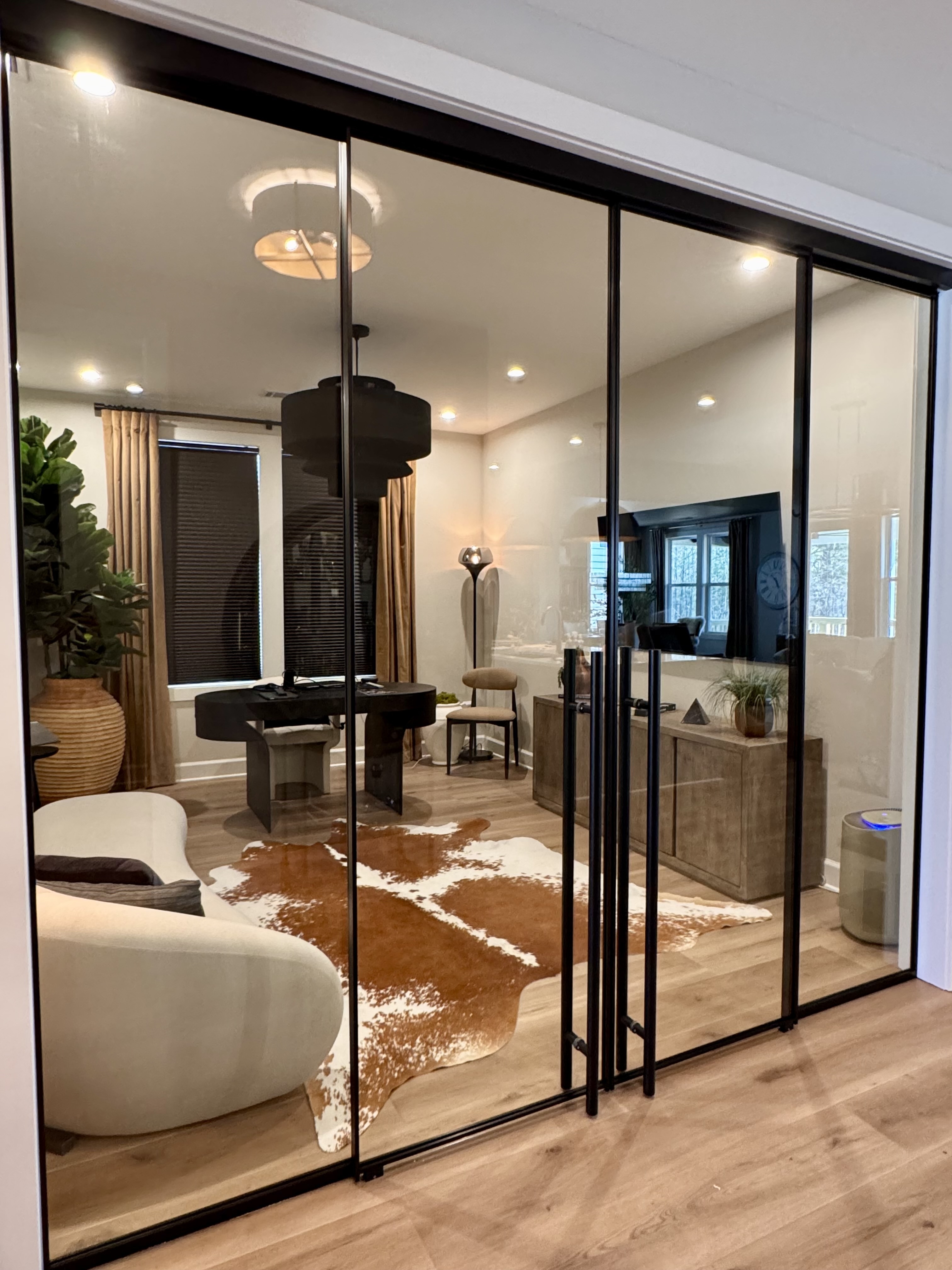 Custom Glass Door Detail