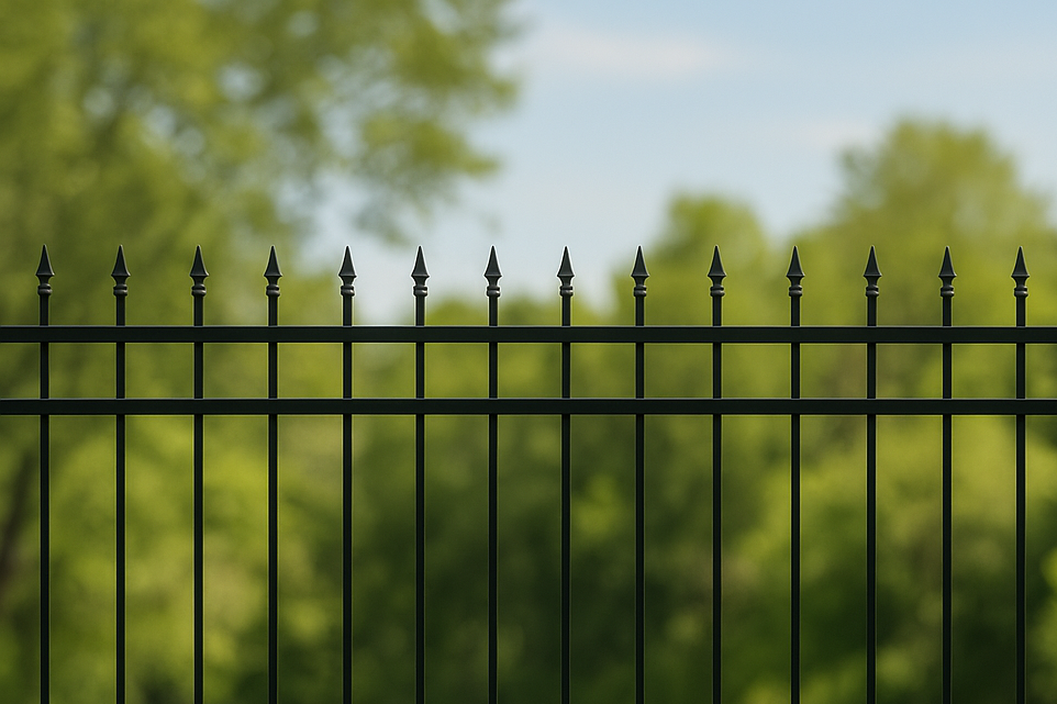 Wrought iron fence project in Ottawa