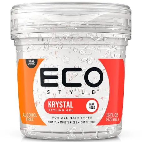 ECO Style Krystal Styling Gel clear jar