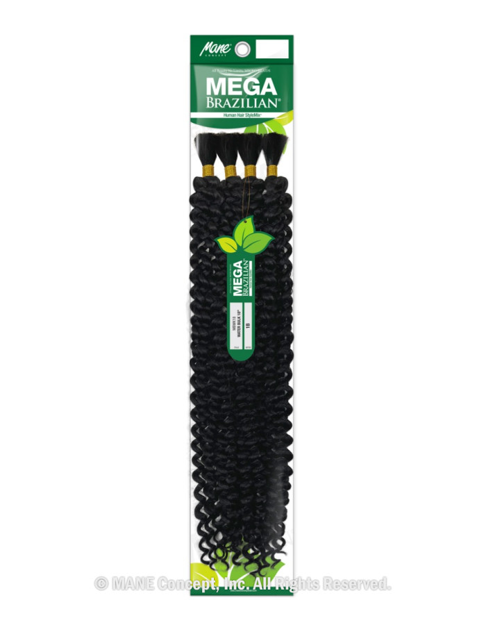 Mega Brazilian black hair extensions for braiding