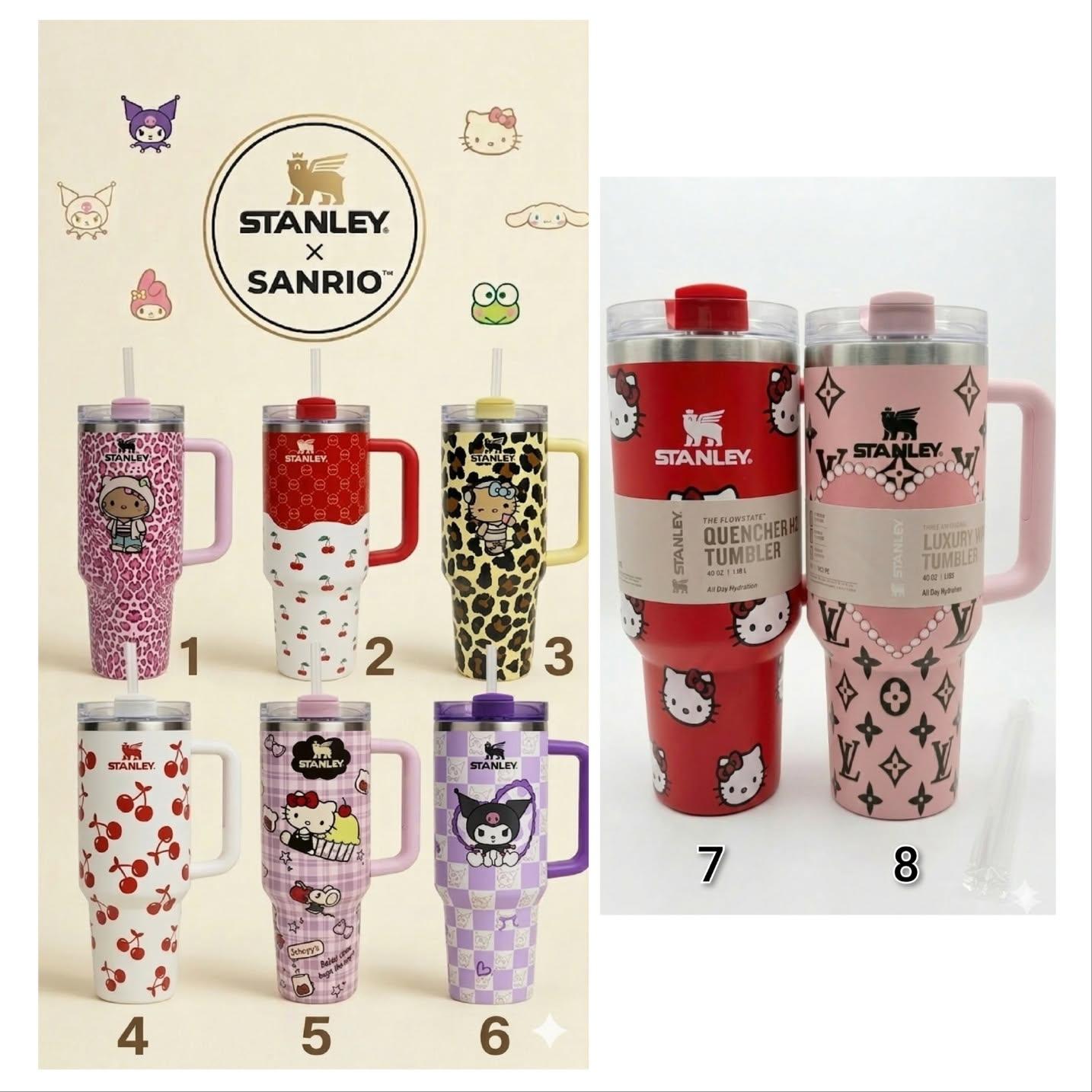 Stanley x Sanrio tumbler cups display at Mimi Beauty Supply