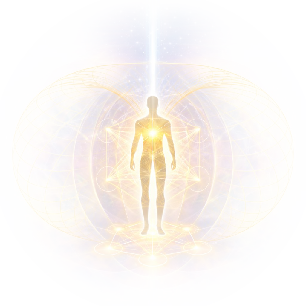 Entity Release - Human in a Golden Torroidal Field