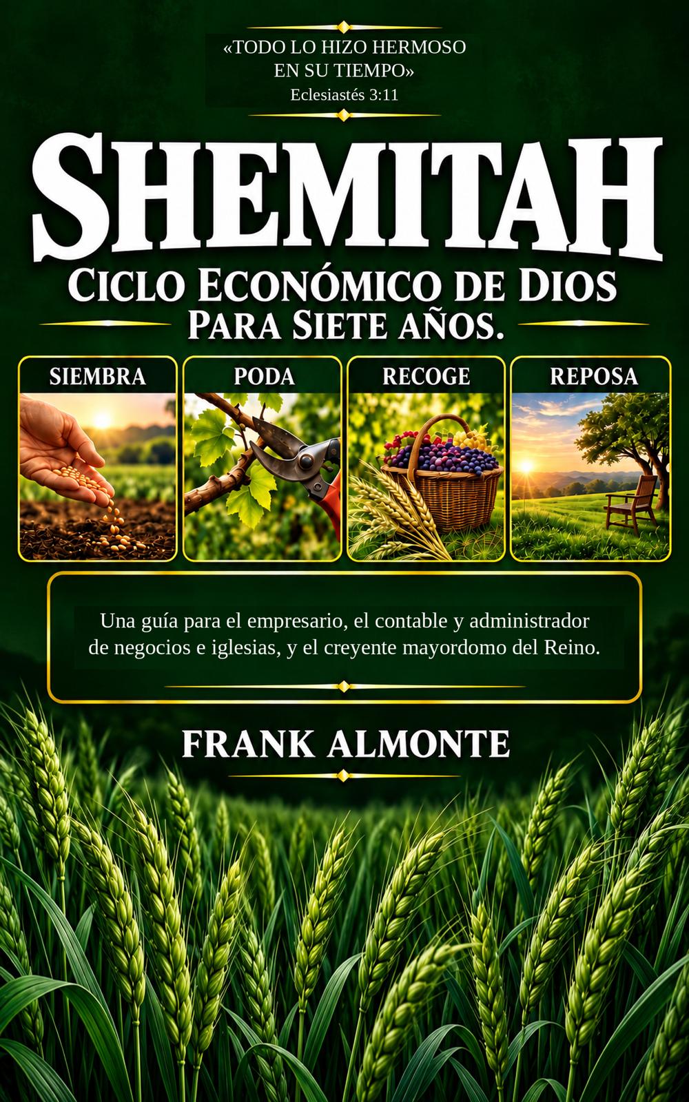 Portada del libro Shemitah: Ciclo económico de Dios para siete años, de Frank Almonte