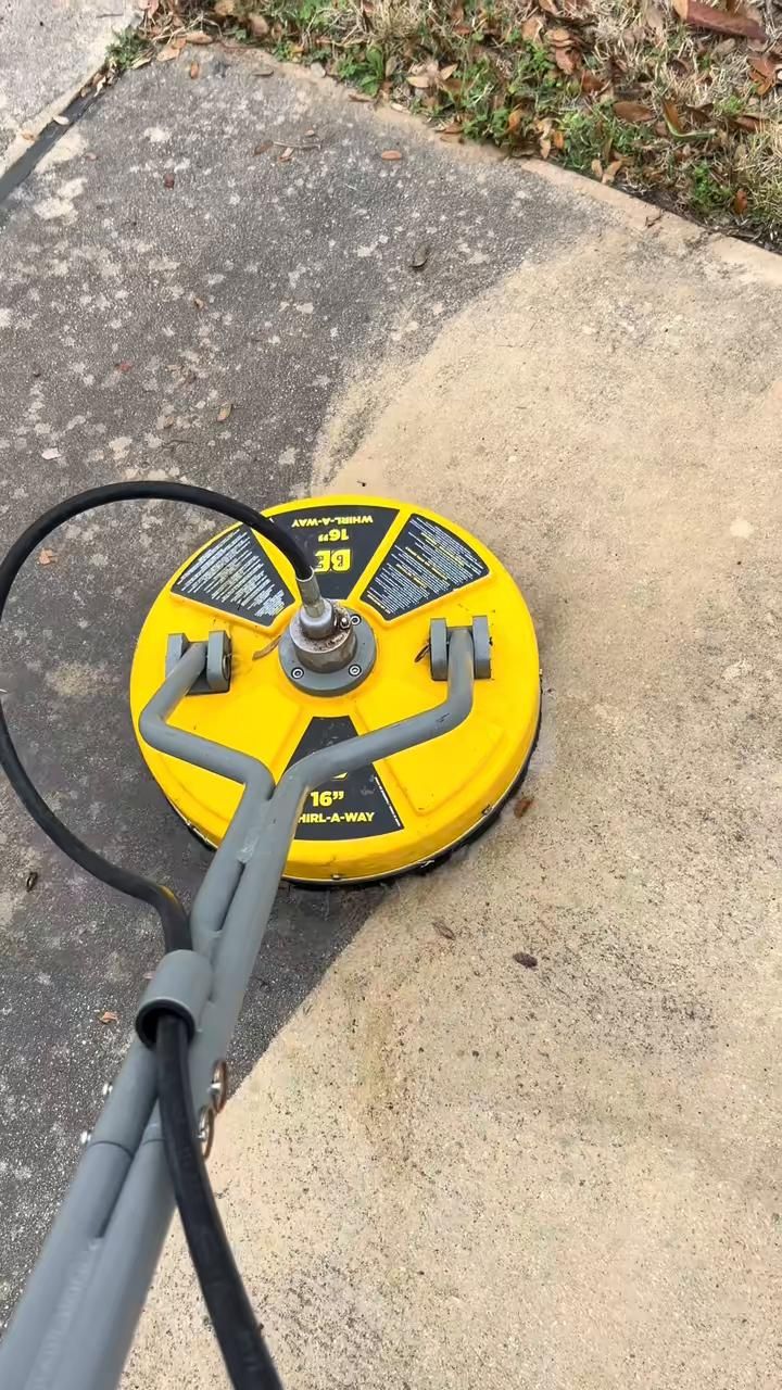 Concrete cleaning project
