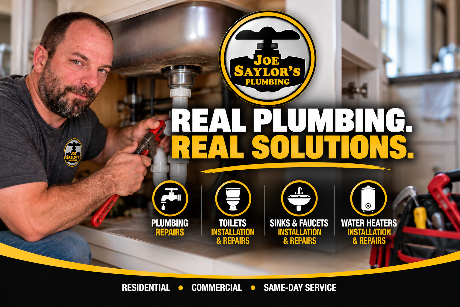 Got a leak, a clog or NO hot water?