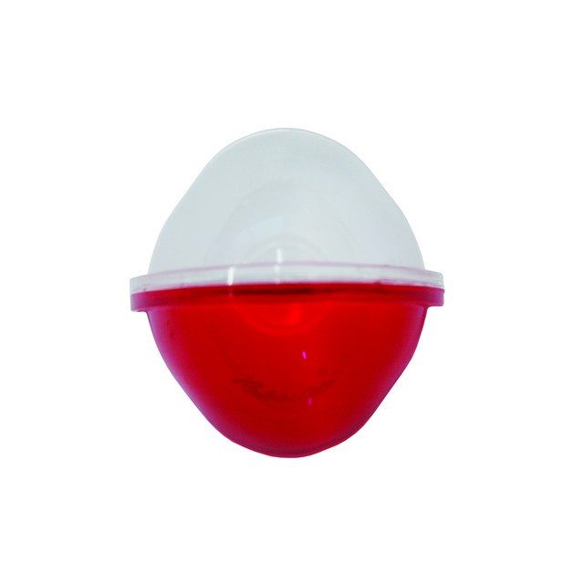 RUBBOLITE RED & CLEAR LENS  (I1880)