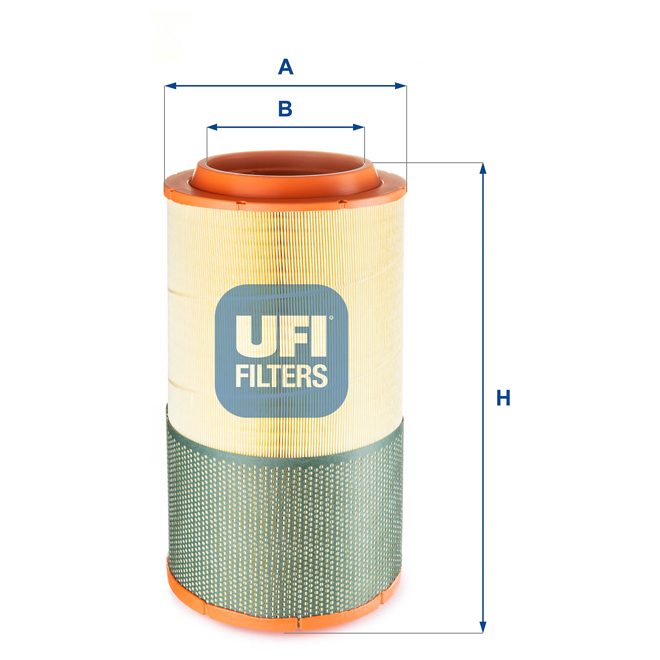 UFI AIR FILTER 27 A12 00 photo 2