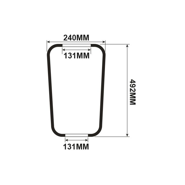 AIR SPRING DIAPHRAGM ONLY