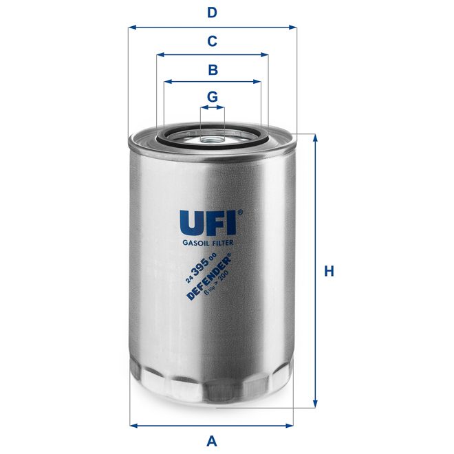 UFI FUEL FILTER 24 395 00 photo 2