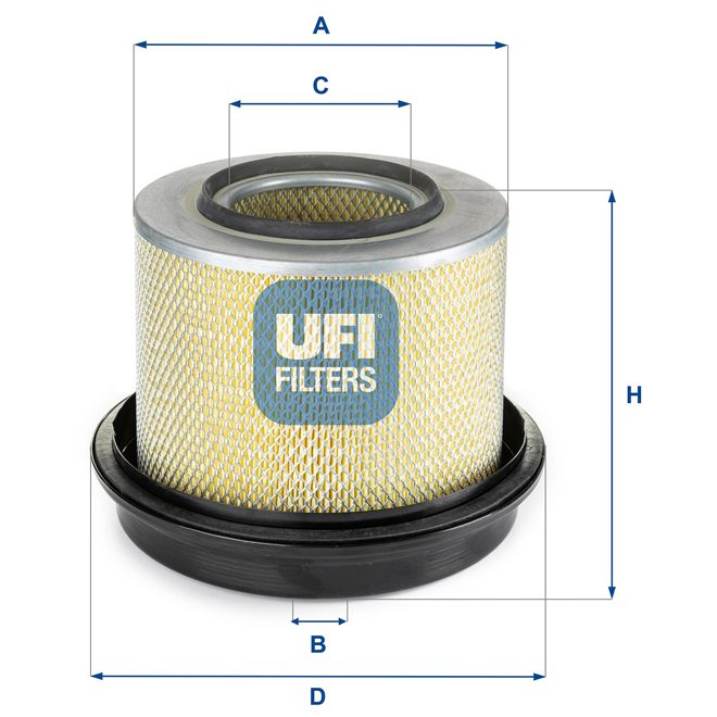 UFI AIR FILTER 27 988 00 photo 2