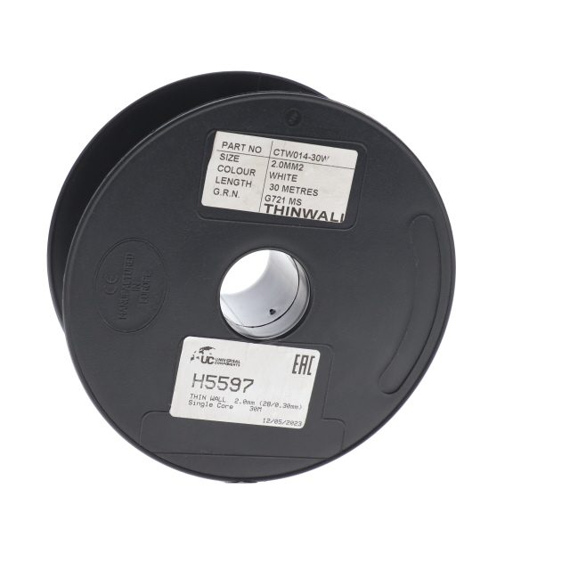 THIN WALL 2.0mm (28/0.30mm) WHITE Single Core 30M photo 4