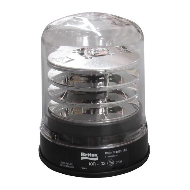 BEACON 10-30V LED 3 BOLT MOUNTING CLEAR LENS