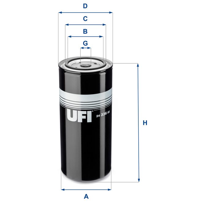UFI FUEL FILTER 24 336 00 photo 2