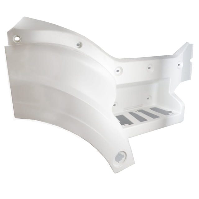 Upper Step White Primed with Holes RH To Suit MAN TG3
