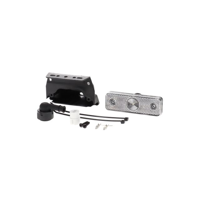 Aspoeck Flatpoint I LED Front Marker Lamp Kit With 90° Mounting Bracket / Cover