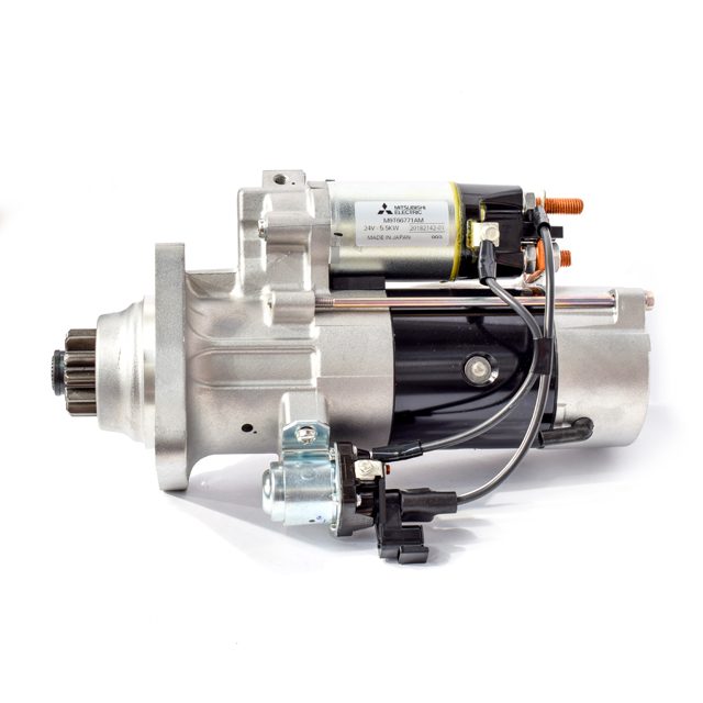 Starter Motor - Mitsubishi OEM - 24V, 5.5Kw - Suits Renault, Volvo photo 2