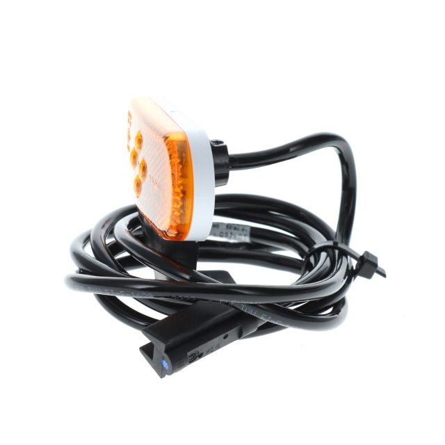Vignal amber marker lamp 90 degree bracket 1.5m cable & connector photo 2