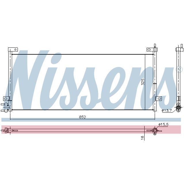 NISSENS CONDENSER TO SUIT VOLVO