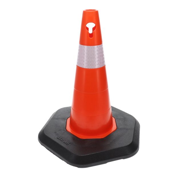 500MM ECOLIGHT TRAFFIC CONE - SINGLE BAND - HEAVY BASE photo 2
