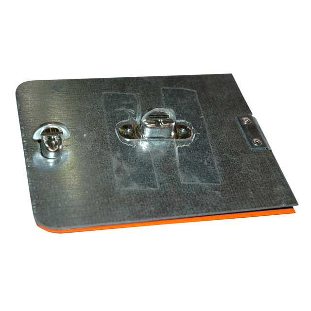 HAZCHEM PLATE STEEL H120 X L300 MM SMALL VERTICAL FOLDING photo 2