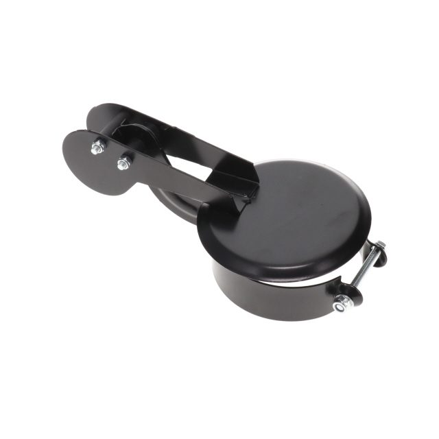 RAIN CAP 3"    1/2 BLACK FINISH POWDER COATED