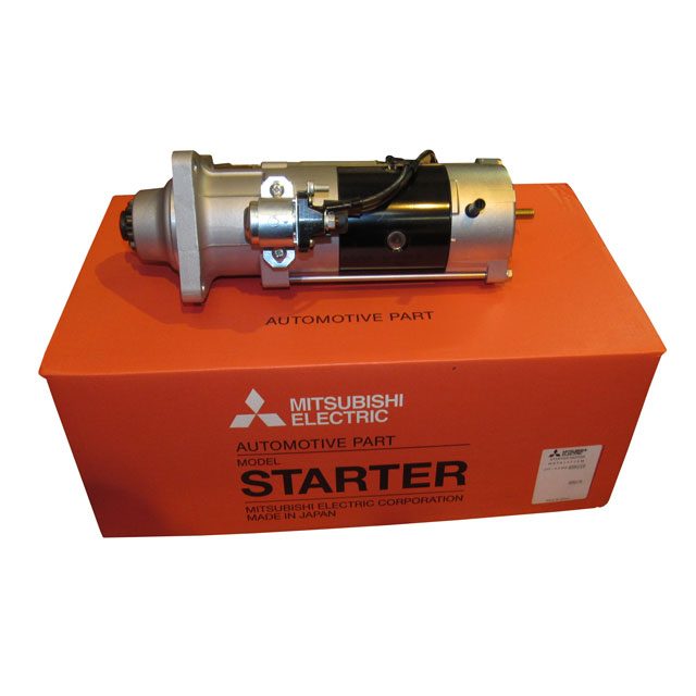 Starter Motor - Mitsubishi OEM - 24V, 5.5Kw - Suits Volvo D9A photo 3