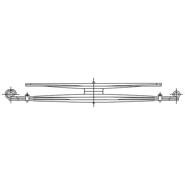 Leaf Spring Rear - 5 Leaf - To Suit SCANIA